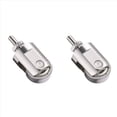 thumbnail image 1 of 2X Point de Contact Rouleau pour Indicateur de Cadran Diamètre 10mm Roue Filetage M2.5 Tête de Mesure Rouleau en Acier Inoxydable, 2 x Sonde Rouleau, Argent, 1 of 8