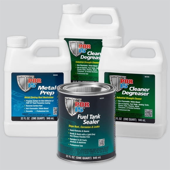 Por 15 Réservoir de Carburant 49239 avec Dégraissant / Traitement de Rouille / 1 Litre Peut Réservoir de Carburant Scellant