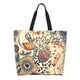 thumbnail image 1 of Fotbe Floral With Birds And Fantasy Flowers Bolsa Tote Estética de Lona con Estampado para Mujer - Bolsa Reutilizable de Hombro Casual para Vacaciones, Compras, Trabajo y Gimnasio, 1 of 8