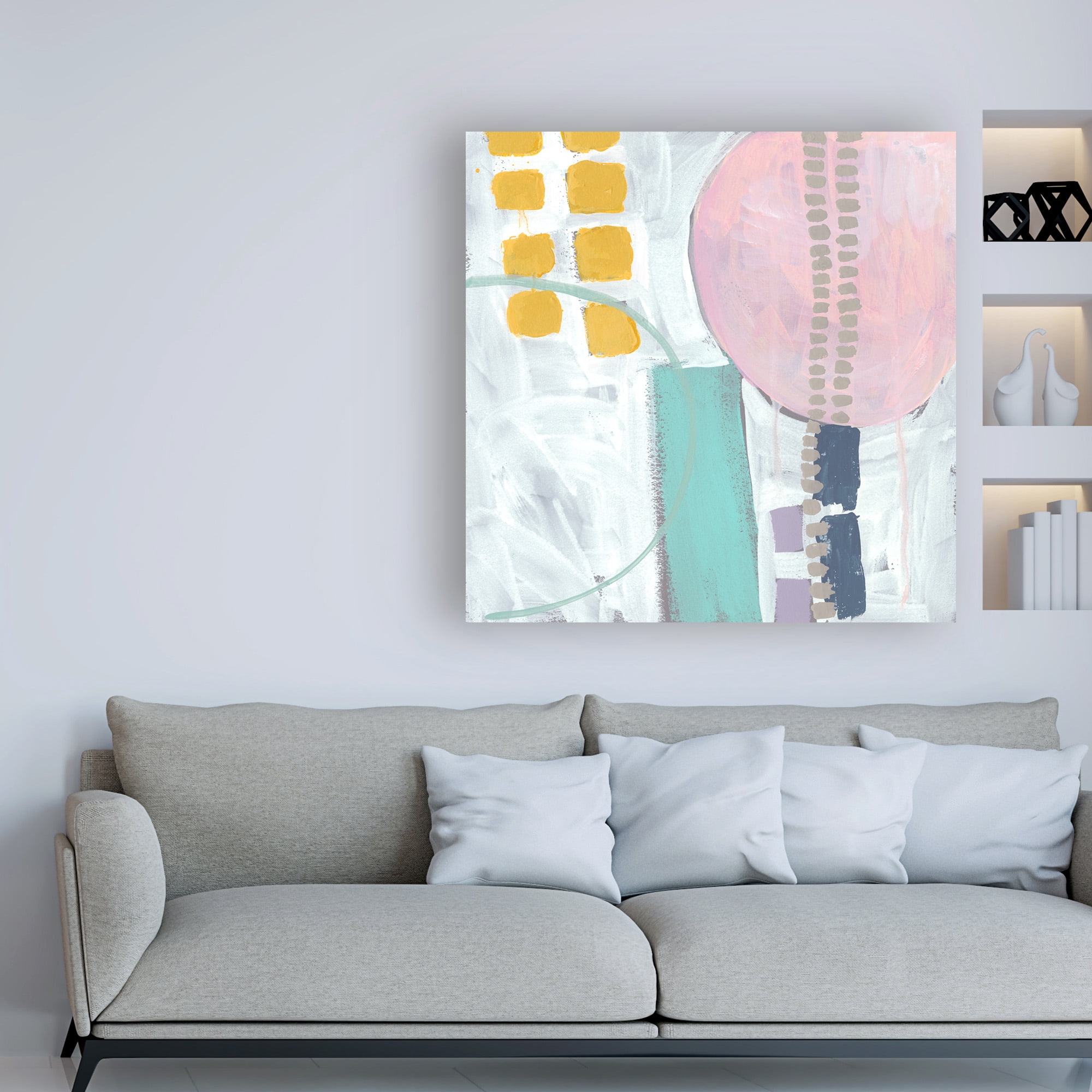 Trademark Fine Art 'Lollipop Abstract IV' Canvas Art by Chariklia Zarris