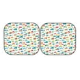 thumbnail image 7 of Daiia Cute Transport 2PCS Car Windshield Sun Shade, Foldable Sun Shield for Car Front Window, Auto Sun Blocker Visor Protector Universal for Truck SUV Pickup-Medium, 7 of 7