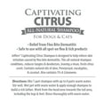 thumbnail image 2 of Jeffers Pet Captivating Citrus Shampoo, 1 Gallon – Soap Free Grooming for Dogs, Cats & Puppies – Orange & Lime Scent, Aloe & Coconut Oil – Safe for All Coat Types – Easy Rinse Formula for Home, 2 of 4