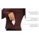 thumbnail image 4 of Remera CRZ YOGA Butterluxe con media cremallera corta Taupe Talle S, 4 of 5