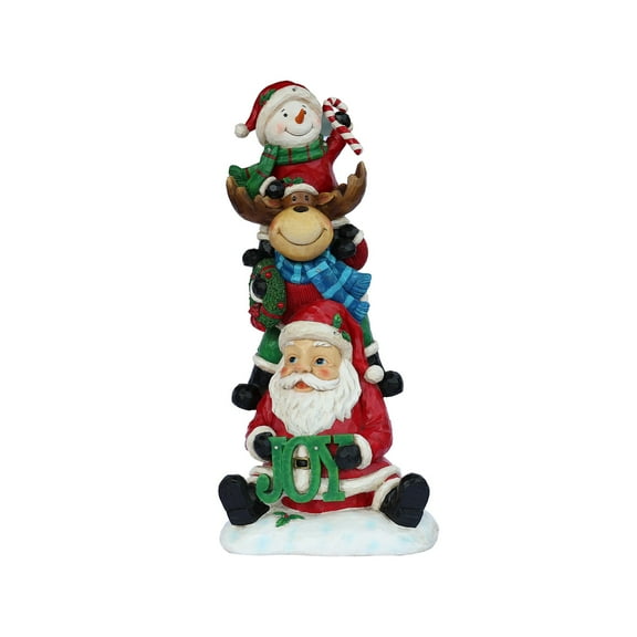Hi-Line Gifts LED Lighted Stacked Christmas Decoration - 30"