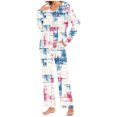 thumbnail image 2 of Jamicy Comfy Pajamas for Women Set Drawstring Pajamas for Women Set 2 Piece Long Sleeve Pajama Sets Comfy Loungewear Pjs Trendy Cozy Sleepwear, 2 of 6
