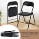 thumbnail image 3 of Juego de mesa plegable Furniturer para 2 personas con 3 piezas, color negro, 3 of 8