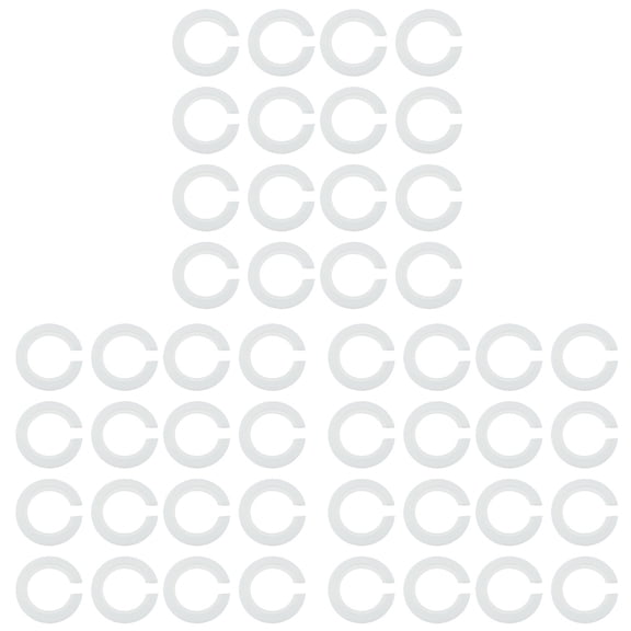 72 Pcs Plastic Lamp Conversion for Ceiling Light Covers, Lampshade Reducer Accessories, Shape Fixing