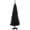 Black, variant on HOMCOM Pencil Christmas Tree, Slim Xmas Tree with Realistic Branches
