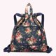 thumbnail image 5 of Baloncesto Yoga Bolso Cordón Mochila Plegable Nylon para Viajes (Flores Pequeñas), 5 of 5