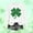 Shirts-273White, variant on LEKWK St Patricks Day Shirt Women Sparkly Print Crewneck Sweatshirts Long Sleeve Graphic Tees Green Glitter Effect Clover Outfits