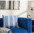thumbnail image 3 of Olivia Gray PWT01608 20 x 20 in. Tyson Striped Cotton Pillow, Blue, 3 of 3