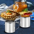 thumbnail image 2 of FONDOTIN 1Pcs Cream Container Stainless Steel Portable For Home Life Silver, 2 of 8