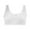 White, variant on Xfvqtps Training Bras for Girls Lightly Padded Cotton Mesh Soft Comfortable Breathable Fixed Cup Seamless Solid Color Bow Sports Bras for Girls 8-12 Years Pink
