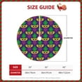 thumbnail image 4 of Kll Mardi Gras Carnival3 Christmas Tree Skirt 36",Party Decorations Farmhouse For Christmas Decorations Holiday Party, 4 of 8