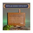thumbnail image 4 of 2 Pcs Boîte à Argent en Bois - Boîte à Argent Réutilisable avec Objectifs et Chiffres, 4 of 5