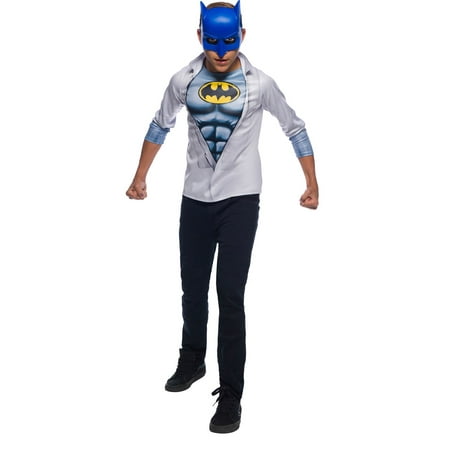 Boys Photo Real Batman Costume Top