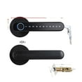 thumbnail image 1 of Door Lock, Fingerprint Door Lock for bedroom Biometric door Handle knob lock Tuya Keyless Smart Electric Security Locks ,Easy to Install, 1 of 7