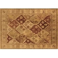 thumbnail image 1 of Ahgly Company Indoor Rectangle Oriental Brown Industrial Area Rugs, 7' x 10', 1 of 4