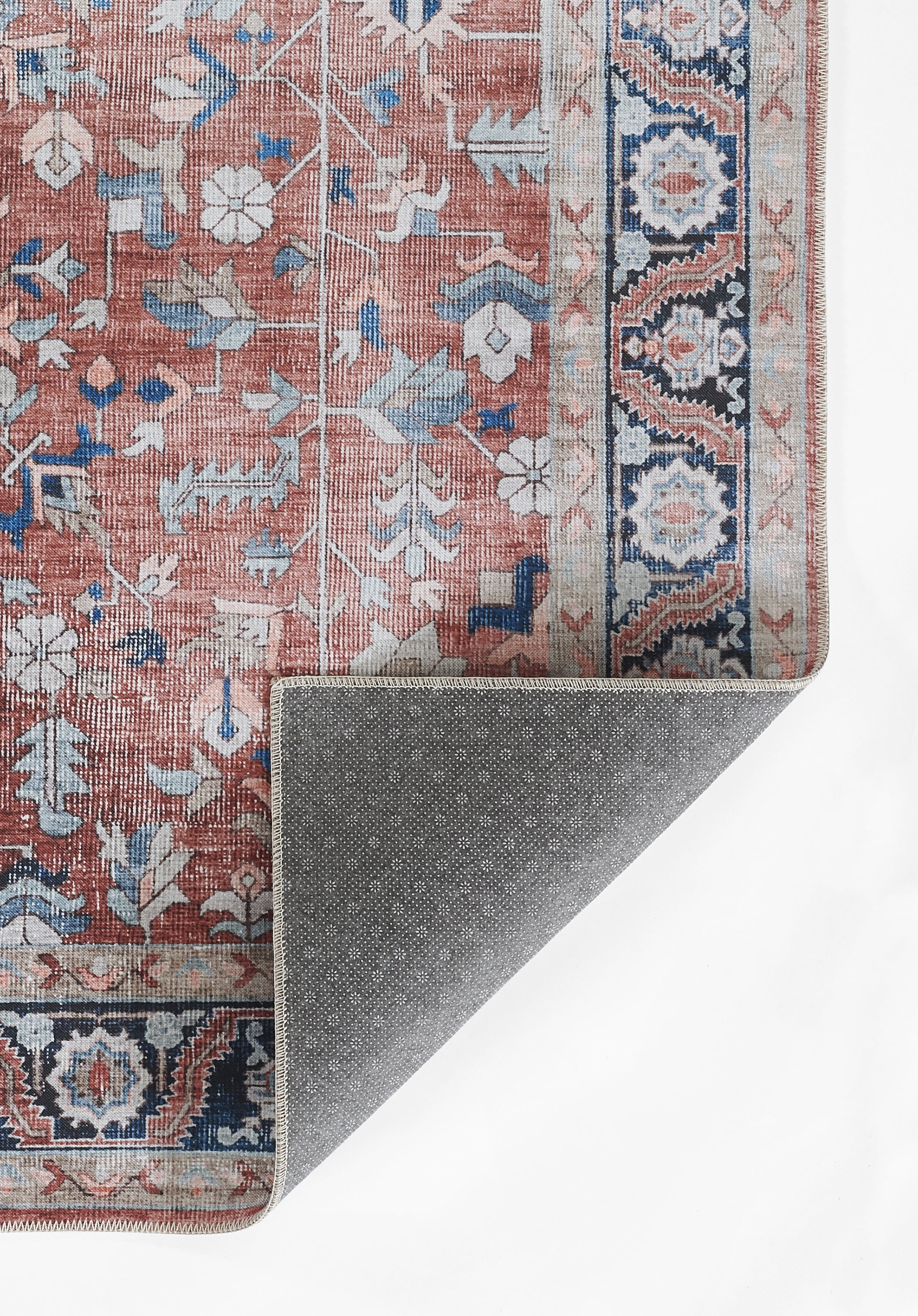 Novogratz by Momeni Doheny Diana Polyester Rust Area Rug 2' X 3'