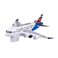 thumbnail image 5 of 1x Kids Electric Light & Music Airplane Airbus Bump And Go Toys White New, 5 of 5