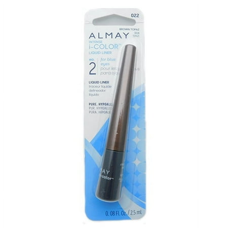 Almay Intense I-Color Liquid Eye Liner, 022 Brown Topaz, 0.08 fl oz