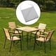 thumbnail image 5 of Cojines de asiento para sillas de jardín Cojines de asiento de silla de usos múltiples Oficina al Jardín Patio Cojines de silla Cojín (40 c Gris, 5 of 8
