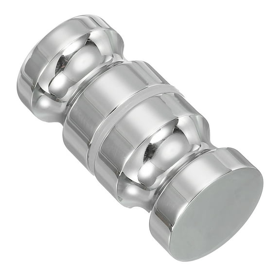 Uxcell Glass Shower Door Handle, Stainless Steel Back-to-Back Shower Door Knob for Bathroom and Sliding Doors Silver