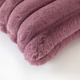 thumbnail image 5 of Better Homes & Gardens Violet Faux Fur Channel Decorative Pillow 22x22, 5 of 5