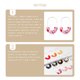 thumbnail image 3 of Pendientes colgantes multicolor liso semicírculo acrílico mujer pendiente regalo de aniversario elegante gancho para la oreja boda playa blanco Ropa, zapatos y accesorios Miscelánea Rojo púrpura Qarigey AP010380-08, 3 of 6
