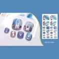 thumbnail image 1 of Fiudx Pegatinas para Uñas de Los Pies, Diseño de Diamante de Imitación Bronceado Brillante, Fácil Aplicación Autoadhesiva, Patrones Coloridos de Moda, Accesorio de Decoración de Uñas Diy, Divertido p, 1 of 2