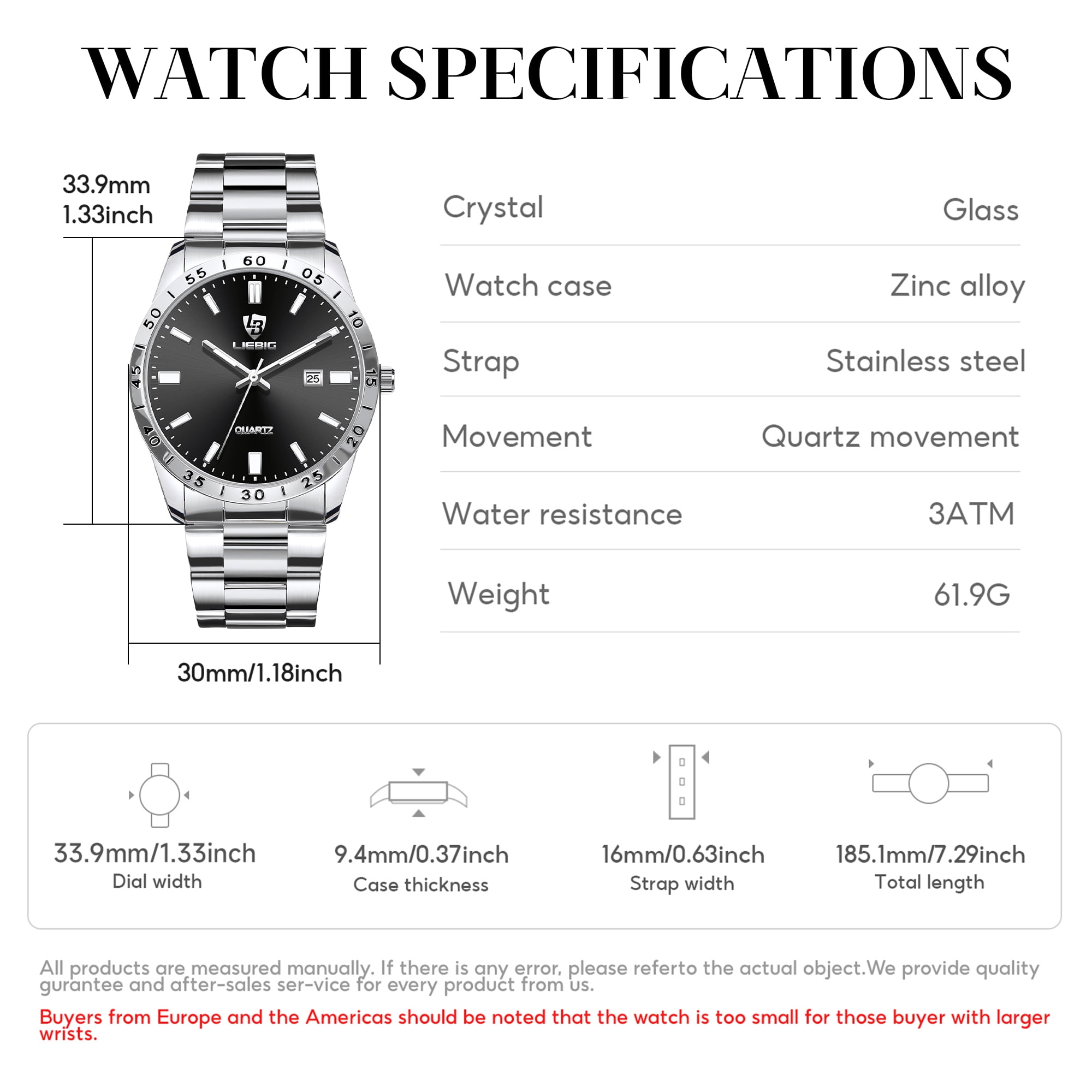 SKMEI Mens Watches Waterproof Analog Quartz Watch for Men with Date Luminous Fashion Stainless Steel Wristwatch