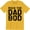 Gold, variant on Rock The Dad Bod Top Daddy Love Music Husband Fathers Day Men's T-Shirt