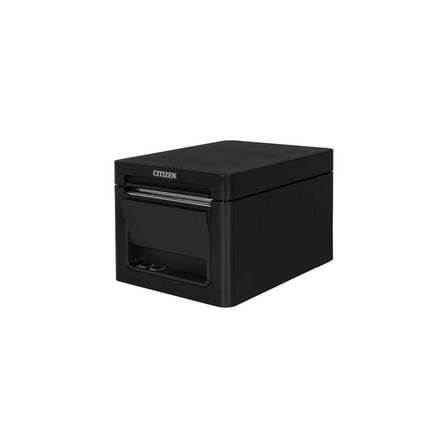 Citizen CT-E351 Compact Thermal POS Printer, Front Exit, Serial, USB, Black - CT