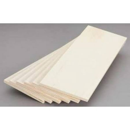887605 Birch Plywood 6mm 1/4x4x12" (6)