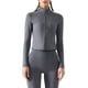 thumbnail image 1 of Chaqueta de entrenamiento con media cremallera y tops de yoga de forro polar cálido para mujer, 1 of 3