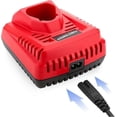 thumbnail image 5 of 12V Rapid Charger Replacement for MIL 12V Battery Charger, Compatible with Milwaukee M12 Lithium Battery 12Volt 48-11-2401 48-11-2411 48-11-2412,Euro, 5 of 5