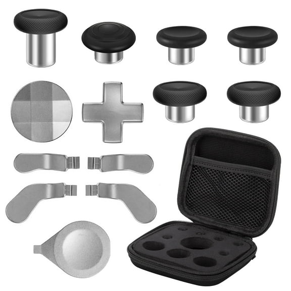 EEEkit Replacement Accessories Fit for Xbox One Elite Series 2, Elite Series 2 Core Controller with Paddles, Thumbsticks