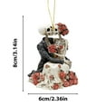 thumbnail image 3 of SLYNSHome Skull Couple Ornaments Valentine's Day Decorations,Couples Keepsake Gifts for Him Her Wedding Ornament, 3 of 9