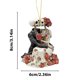 thumbnail image 3 of Adornos de San Valentín, regalos de San Valentín, llavero con colgante de pareja de esqueletos, accesorios para coche, mochila, colgante pequeño, colgante de calavera acrílica., 3 of 8