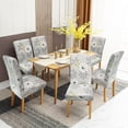 thumbnail image 2 of Chair Covers, Dining Room Chair Covers Stretch Chair Covers for Dining Room Set of 4,Dining Chair Covers for Kitchen,Hotel,Dining Room, Ceremony, 2 of 6