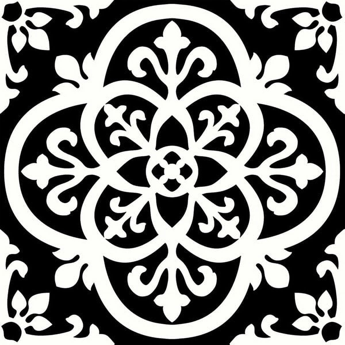 (10 pack) FloorPops Gothic Peel & Stick Floor Tiles 10 Tiles/10 sq. ft.