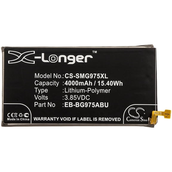 4000mAh EB-BG975ABU Battery for Samsung SM-G975U Galaxy S10 Plus SM-G975D SM-G975F/DS SM-G9758/DS SM-G9750/DS SM-G975W SM-G975U1
