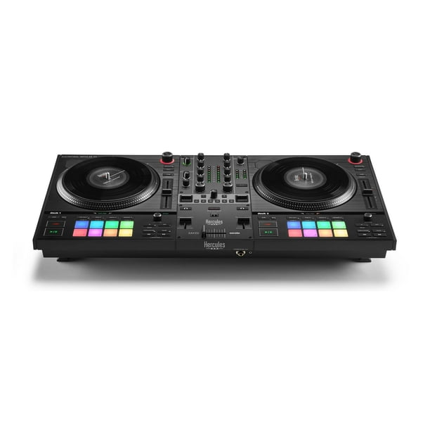 Hercules DJ DJControl Inpulse T7 Controlador DJ motorizado de 2 canales Negro