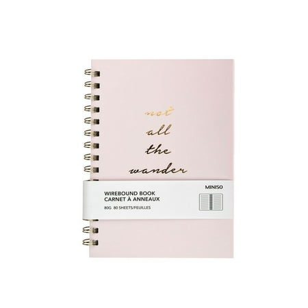  MINISO  Spriral Wirebound Book Diary  Journal Writing Pad 