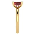 thumbnail image 3 of Solitaire Engagement Ring for Women - 1ct Natural Garnet in 14K Yellow Gold Promise Ring, 3 of 6