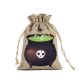 thumbnail image 1 of Bolsa De Halloween Con Cordón Para Caramelos Bolsa De Arpillera De Lino Para Fiestas Envoltorio Y Truco O Trato, 1 of 5