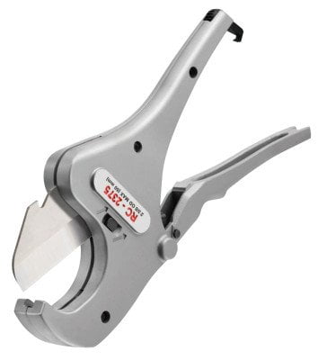 Ratcheting Plastic Pipe and Tubing Cutters, Aluminium by Ridge Tool Company