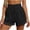 Black, variant on Dxzfnsa Women's Lightweight Hiking Cargo Shorts Quick Dry Athletic Shorts Camping Travel Golf Pockets Water Resistant Casual Loose Bermuda Shorts S-2XL