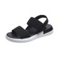 thumbnail image 1 of Minnieouse 1 par de zapatos con correas elásticas, sandalias deportivas de verano, calzado informal transpirable, sandalias, regalos para playa al aire Calzado Negro  Größe 37 Minnieouse AP011265-03, 1 of 6