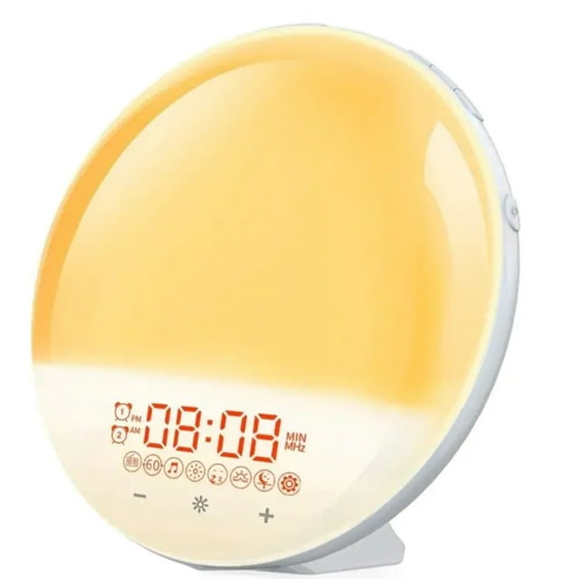 Despertador Fluorescente Radio Y Alarma Petukita Box Sol Blanco Petukita Box Despertador